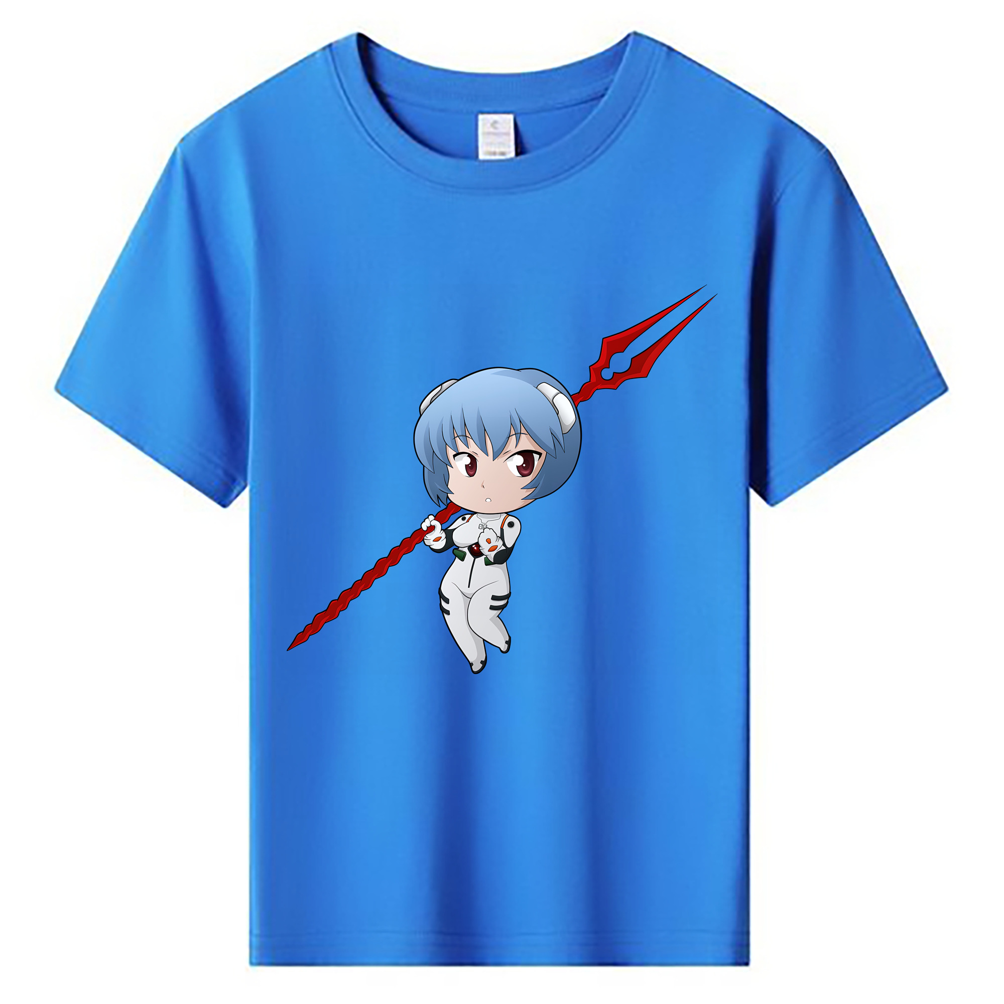 （画像用） EVA 新世紀エヴァンゲリオン 綿100％キッズTシャツ（フロントプリント）